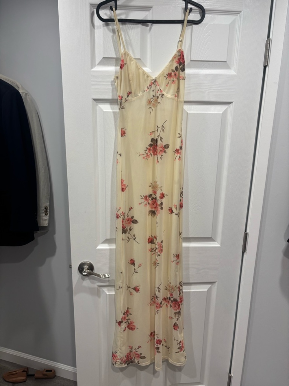 Tigermist Cream Slip Dress